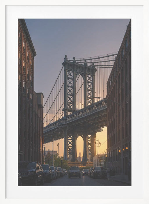 Manhattan Bridge Dumbo Brooklyn Framed Art Modern Wall Decor