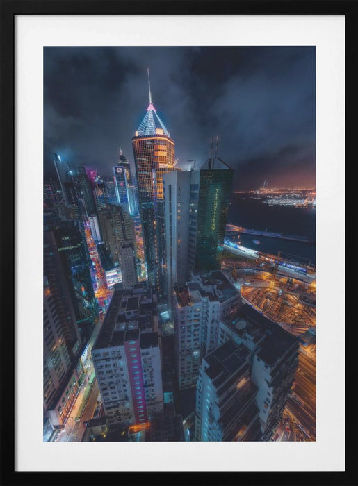 Flying Hong Kong Framed Art Wall Decor