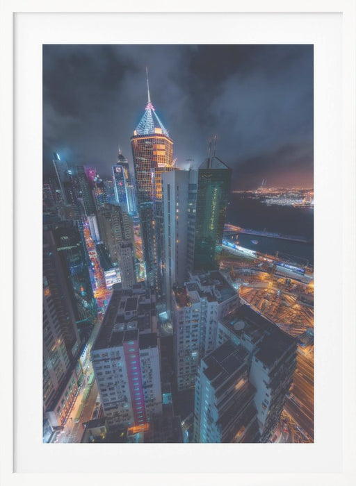 Flying Hong Kong Framed Art Wall Decor