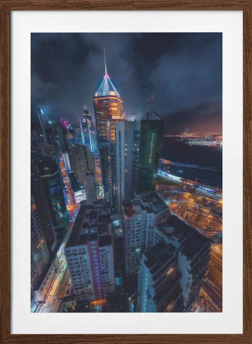 Flying Hong Kong Framed Art Wall Decor