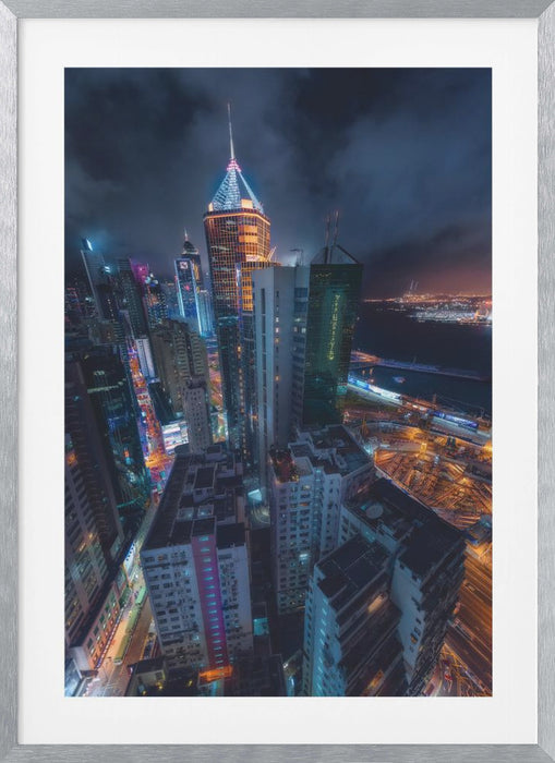 Flying Hong Kong Framed Art Wall Decor