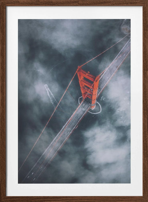 GGB from above Framed Art Modern Wall Decor