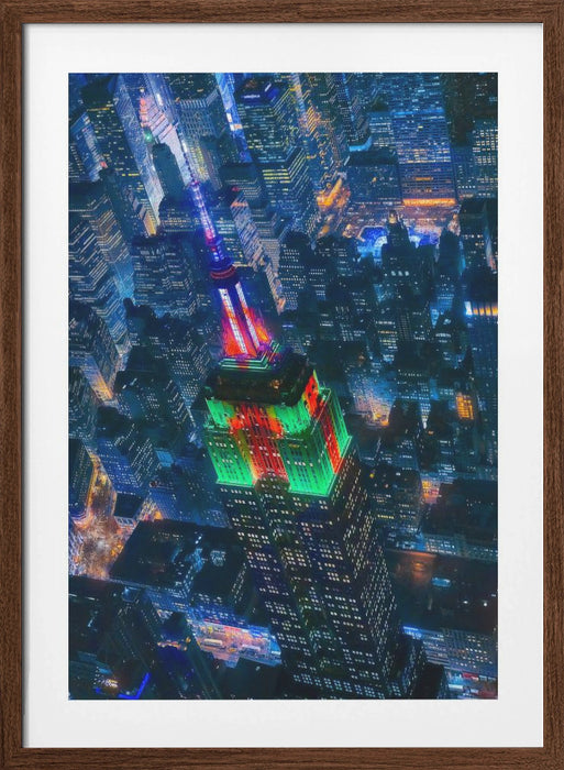 Flying NYC Framed Art Modern Wall Decor