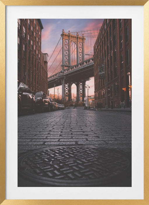 No Sleep 'til Brooklyn Framed Art Modern Wall Decor