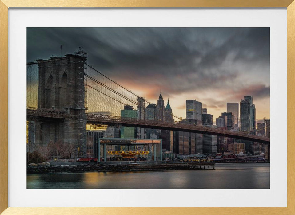 Gotham City Landscape Framed Art