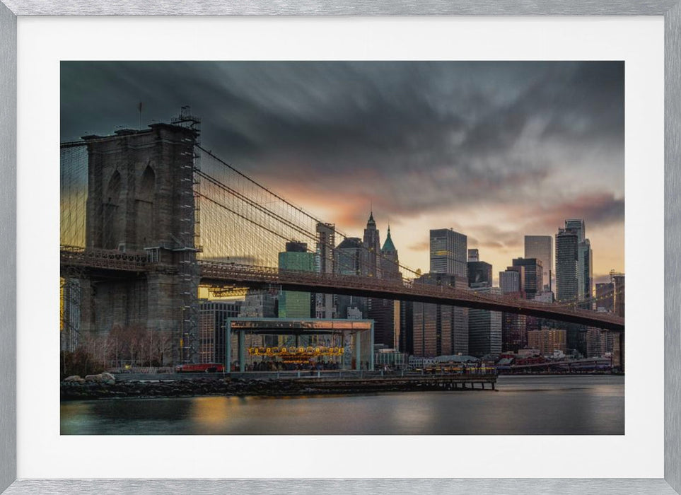 Gotham City Landscape Framed Art