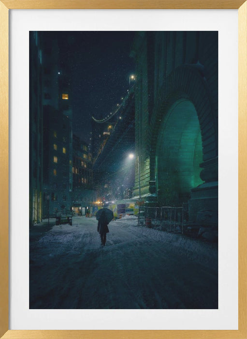 Under the Bridge Framed Art Modern Wall Decor