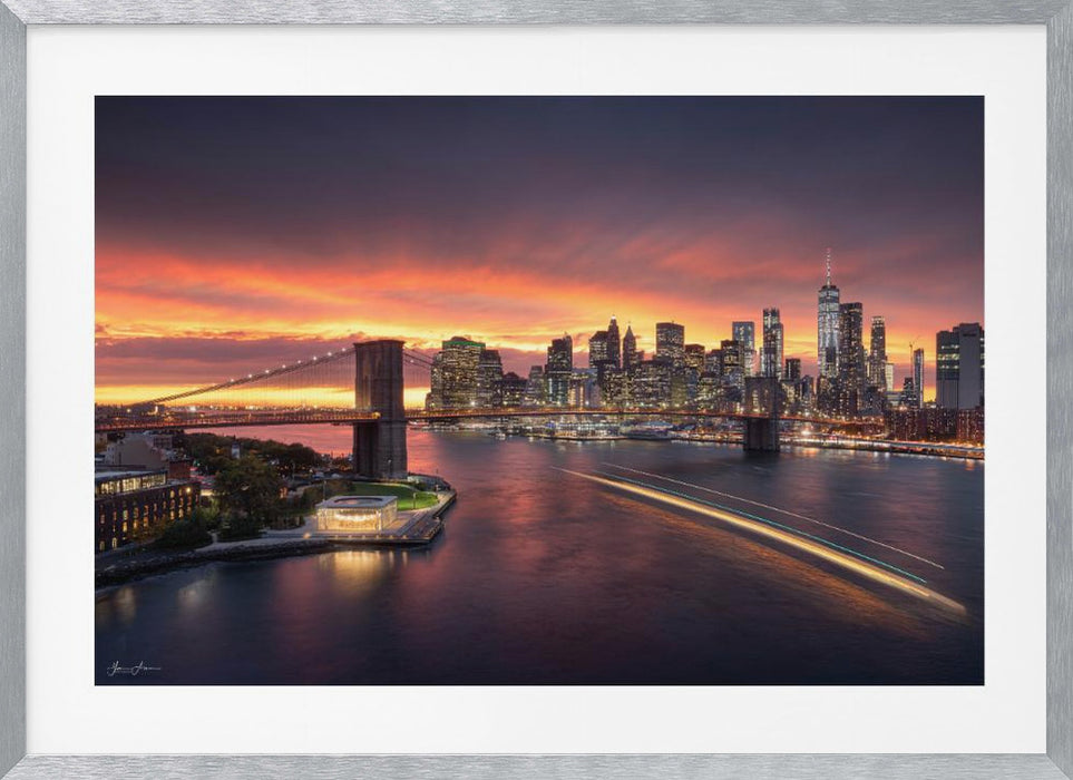 new york Landscape Framed Art