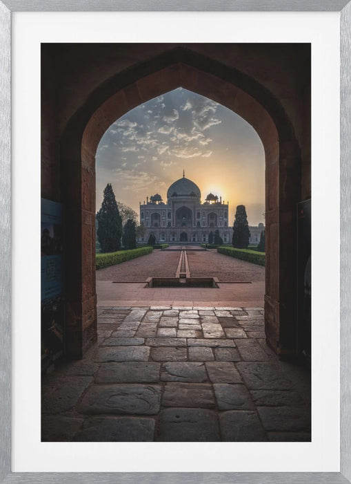 Humayun tomb - Glowing frame ! Framed Art Modern Wall Decor