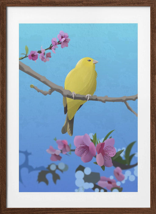 Goldfinch Framed Art Modern Wall Decor