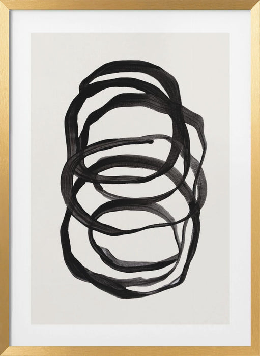 Abstract Lines II Framed Art Modern Wall Decor