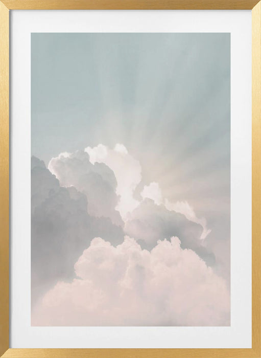 Sky Framed Art Modern Wall Decor