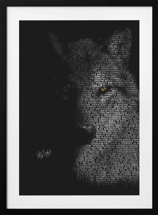 Wolf Framed Art Modern Wall Decor