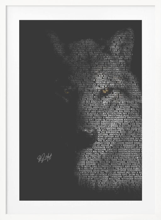 Wolf Framed Art Modern Wall Decor