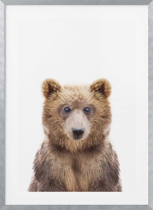 Baby Bear Framed Art Modern Wall Decor