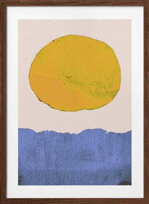 Summer Sun Framed Art Modern Wall Decor