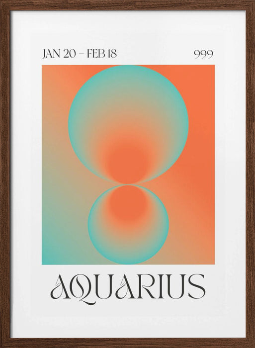 Aquarius Framed Art Modern Wall Decor