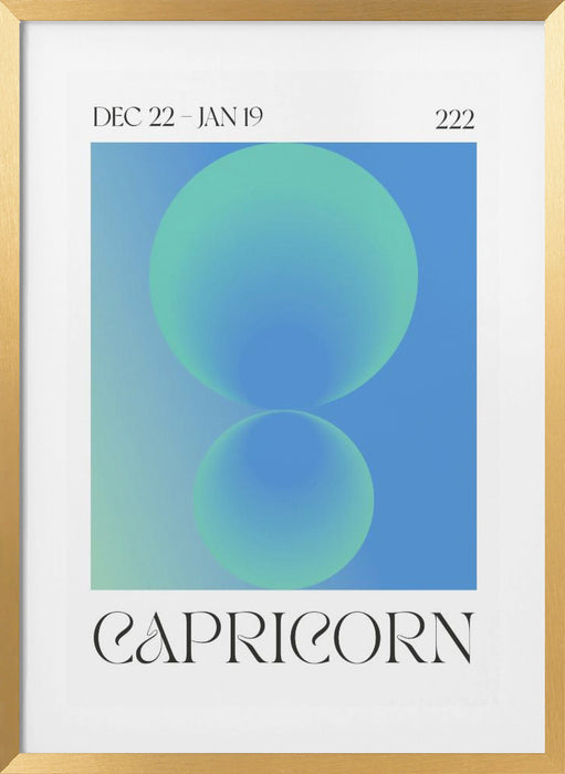 Capricorn Framed Art Modern Wall Decor