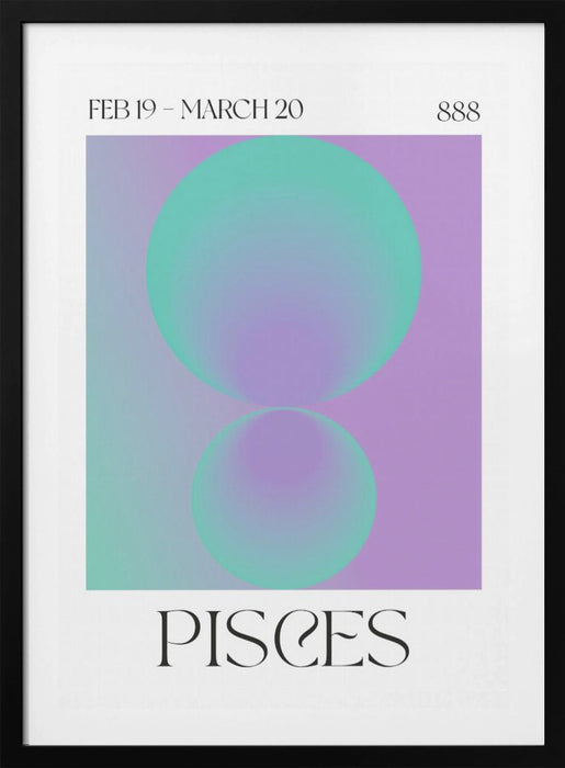 Pisces Framed Art Modern Wall Decor