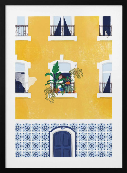 Lisbon Framed Art Modern Wall Decor