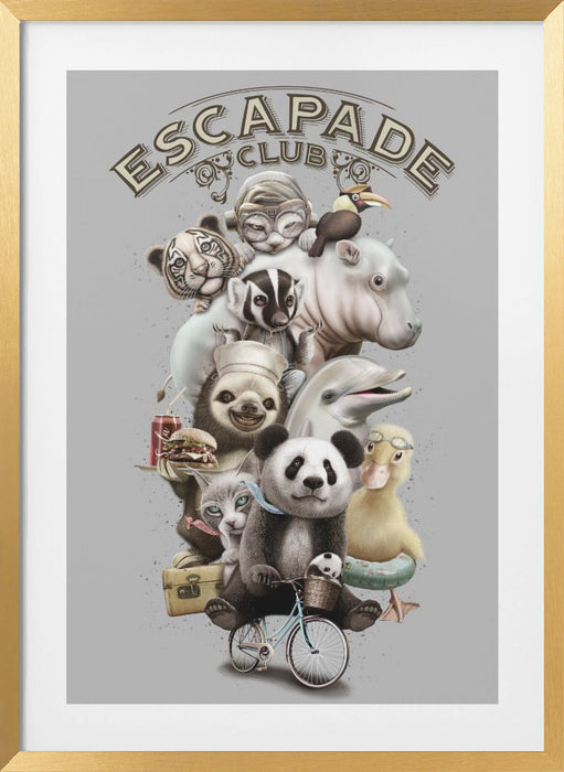 escapade club Framed Art Modern Wall Decor