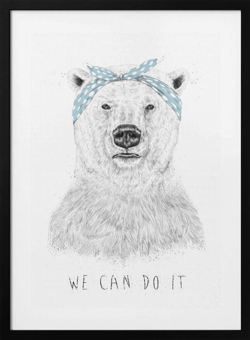 We can do it Framed Art Wall Decor