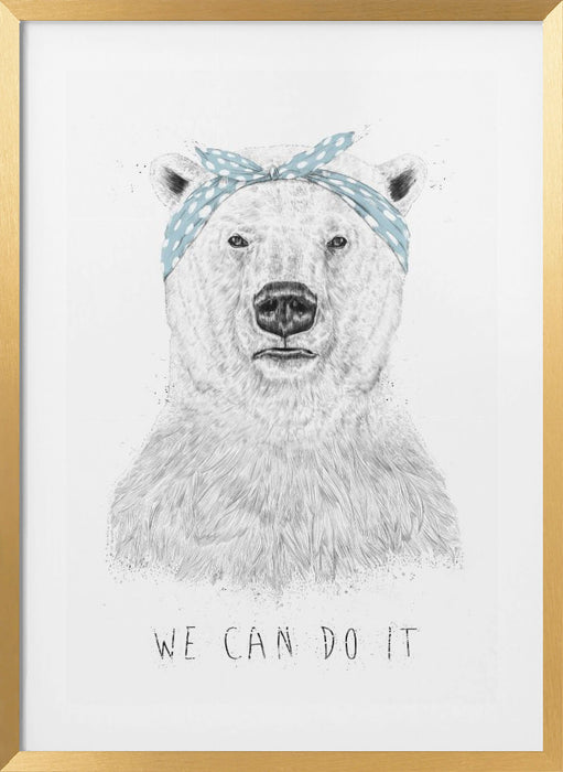 We can do it Framed Art Wall Decor