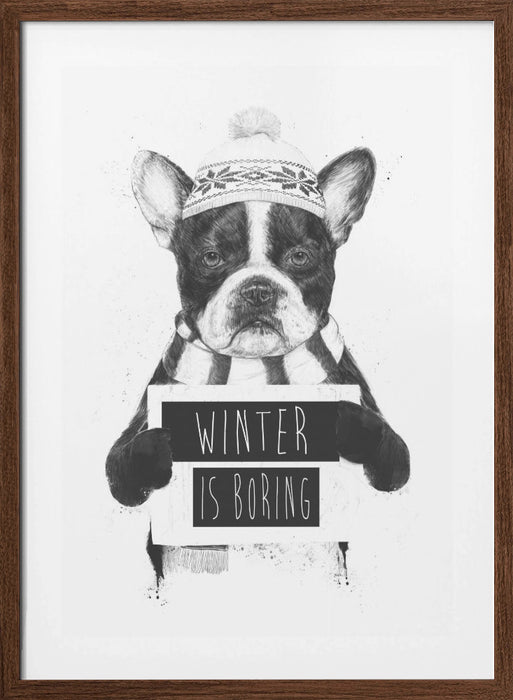 Winter is boring Framed Art Modern Wall Decor