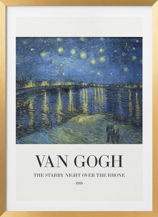 The Starry Night Over The Rhone Framed Art Wall Decor