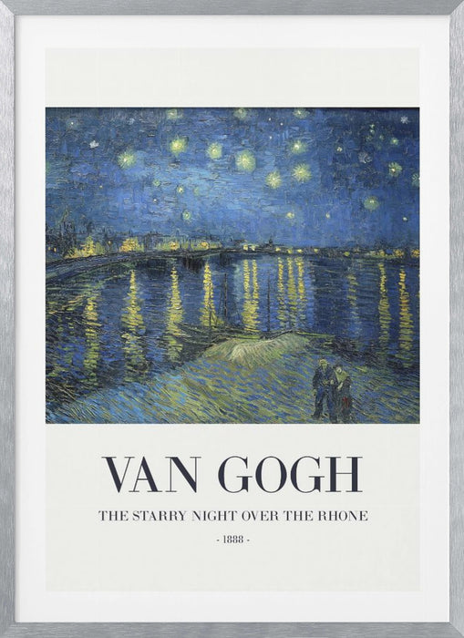 The Starry Night Over The Rhone Framed Art Wall Decor