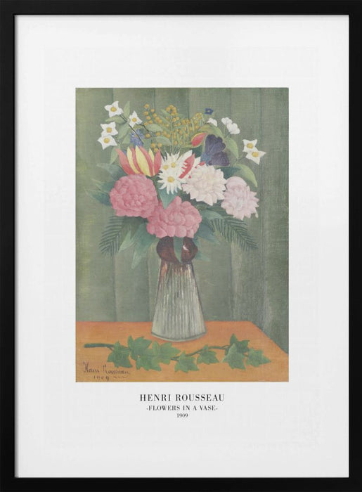 Flowers In a Vase Framed Art Modern Wall Decor