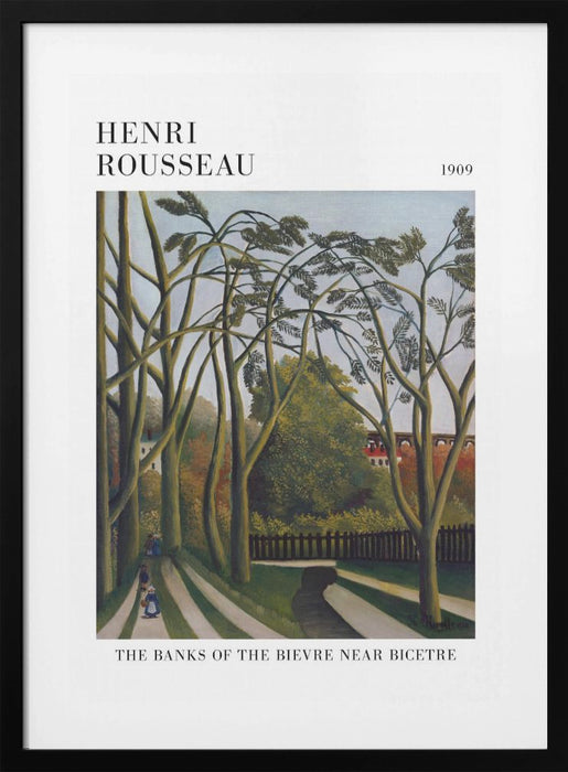 The Banks Of The Bier Near Bicetre Framed Art Wall Decor