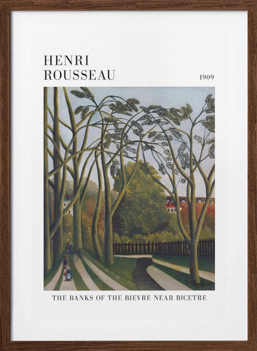 The Banks Of The Bier Near Bicetre Framed Art Wall Decor