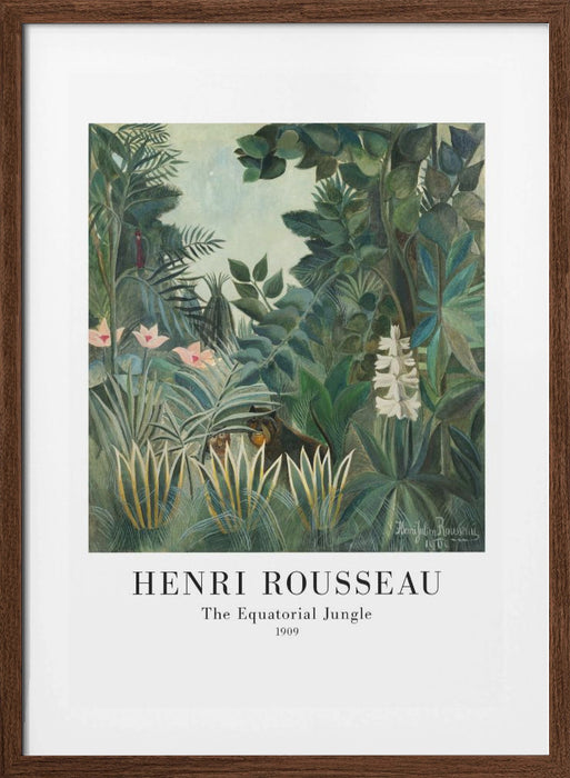 The Equatorial Jungle Framed Art Modern Wall Decor