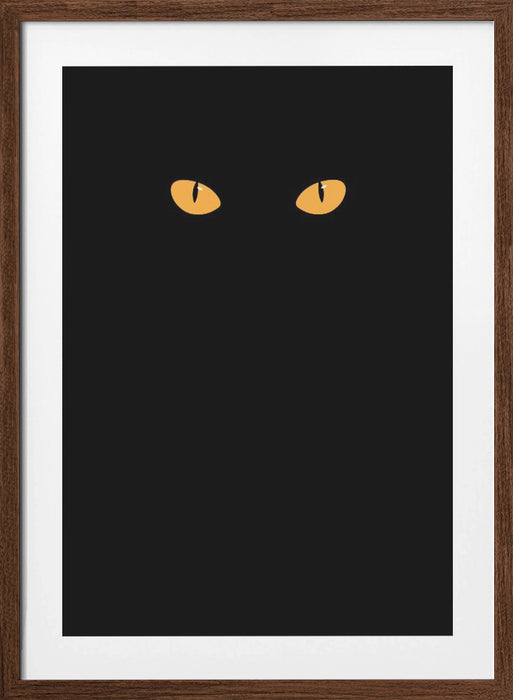 Halloween cat eyes Framed Art Modern Wall Decor