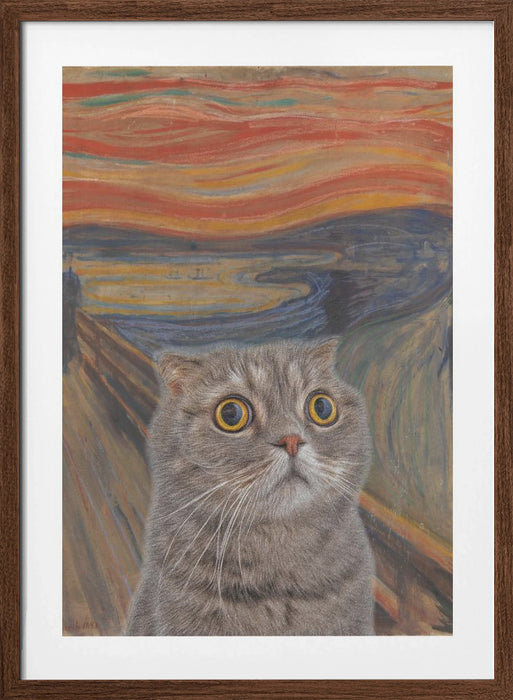 The Meow 03 Framed Art Modern Wall Decor