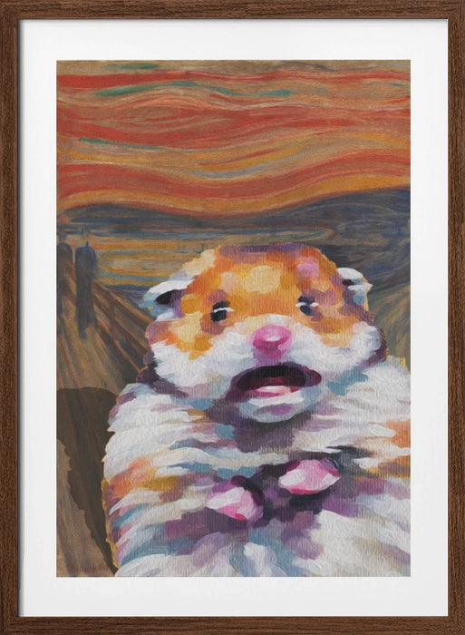 HAMSTERONI PEPERONI Framed Art Modern Wall Decor