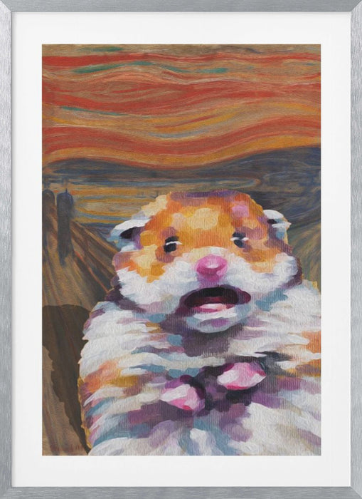 HAMSTERONI PEPERONI Framed Art Modern Wall Decor