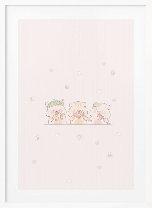 Pig Squad Framed Art Wall Decor