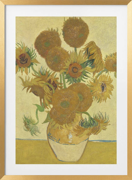 Sunflowers Framed Art Modern Wall Decor