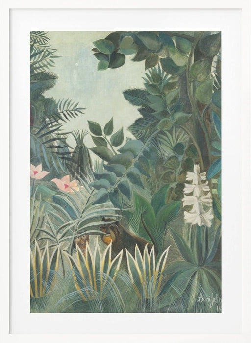 The Equatorial Jungle Framed Art Modern Wall Decor