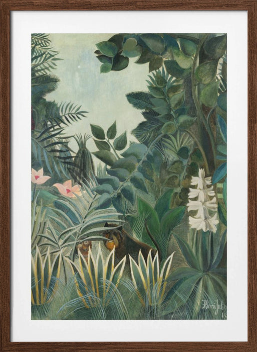 The Equatorial Jungle Framed Art Modern Wall Decor