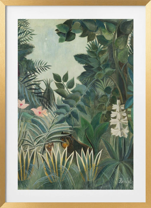 The Equatorial Jungle Framed Art Modern Wall Decor