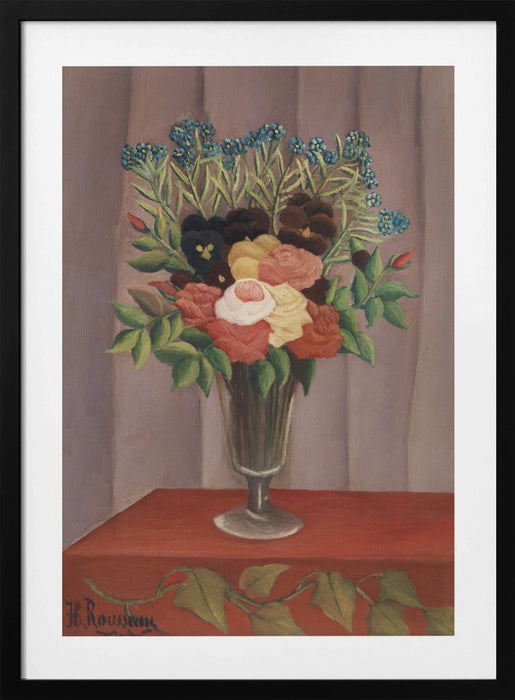 Bouquet De Fleurs 1910 Framed Art Modern Wall Decor