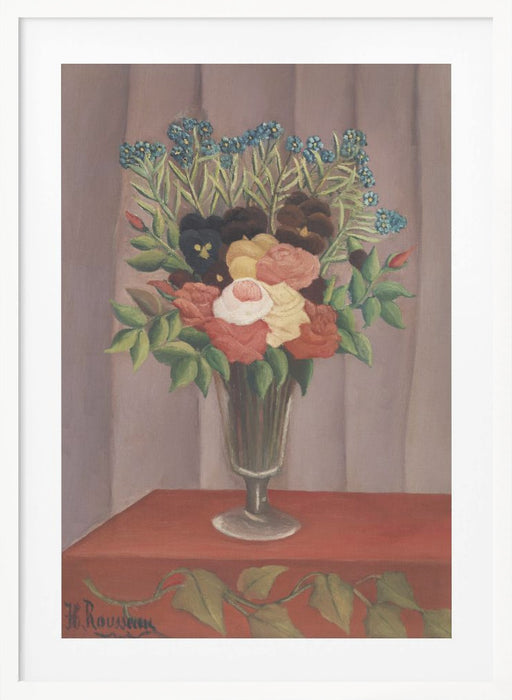 Bouquet De Fleurs 1910 Framed Art Modern Wall Decor