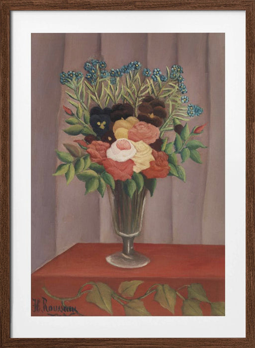 Bouquet De Fleurs 1910 Framed Art Modern Wall Decor