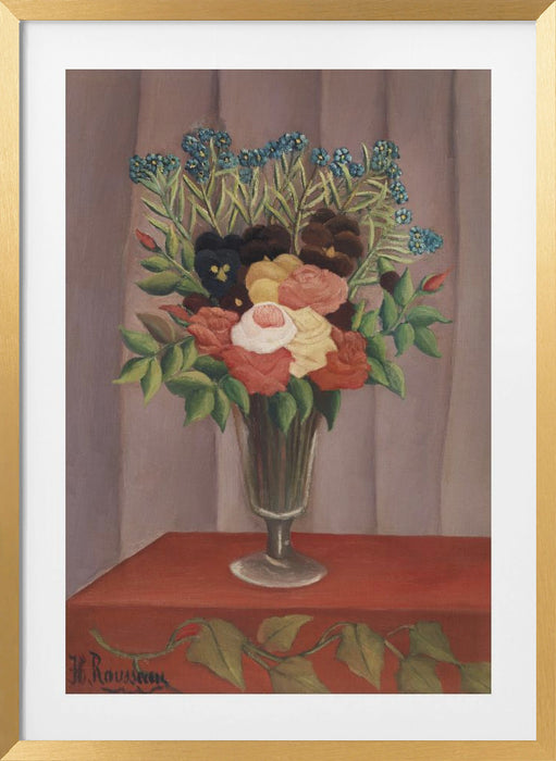 Bouquet De Fleurs 1910 Framed Art Modern Wall Decor