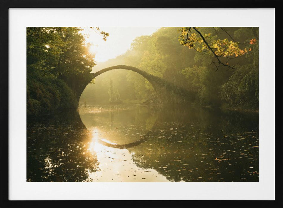 Golden Circle Landscape Framed Art