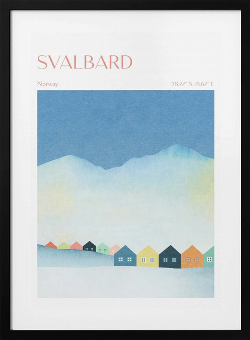 Svalbard, Norway Framed Art Modern Wall Decor