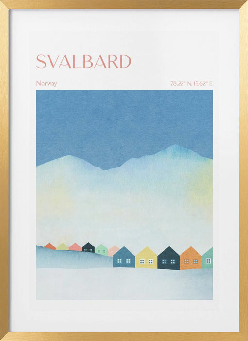 Svalbard, Norway Framed Art Modern Wall Decor